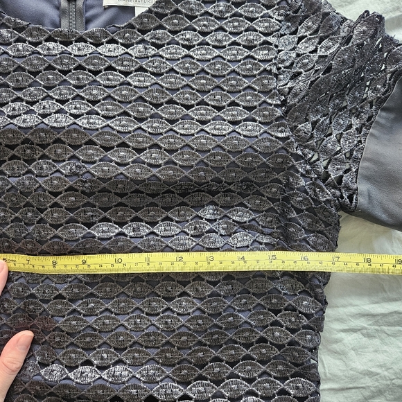 Diane Von Furstenberg new cindy lace dress 10 metallic - Picture 12 of 16